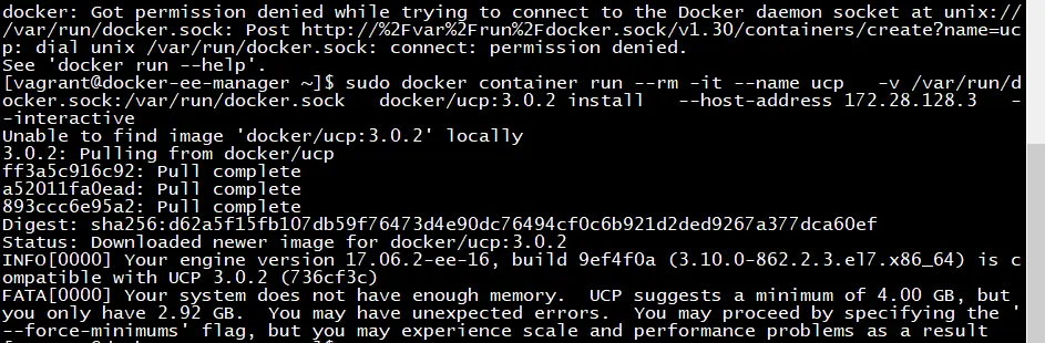 『中级篇』docker企业版本地安装之UCP（57）