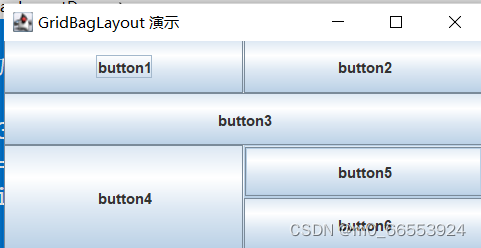 JAVA网格袋布局GridBagLayout_java gridbaglayout布局-CSDN博客