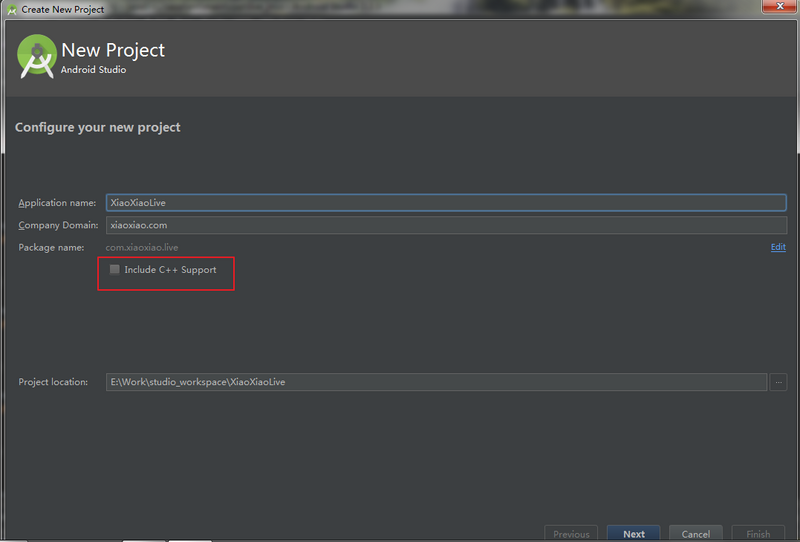 new project