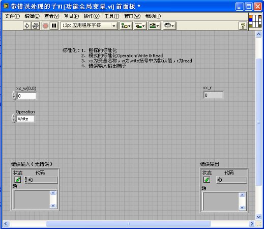 LabVIEW设计模式系列——功能全局变量