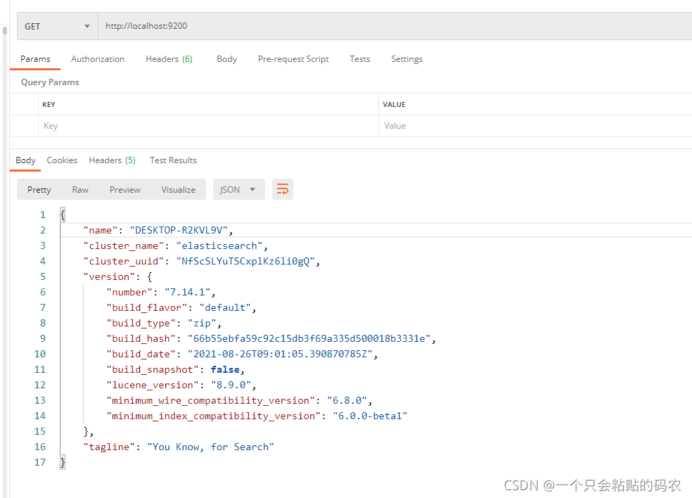 ElasticSearch 基于postman基本用法_elasticsearch postman-CSDN博客
