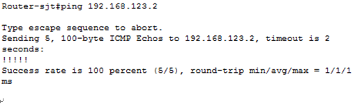 ping 192.168.123.2