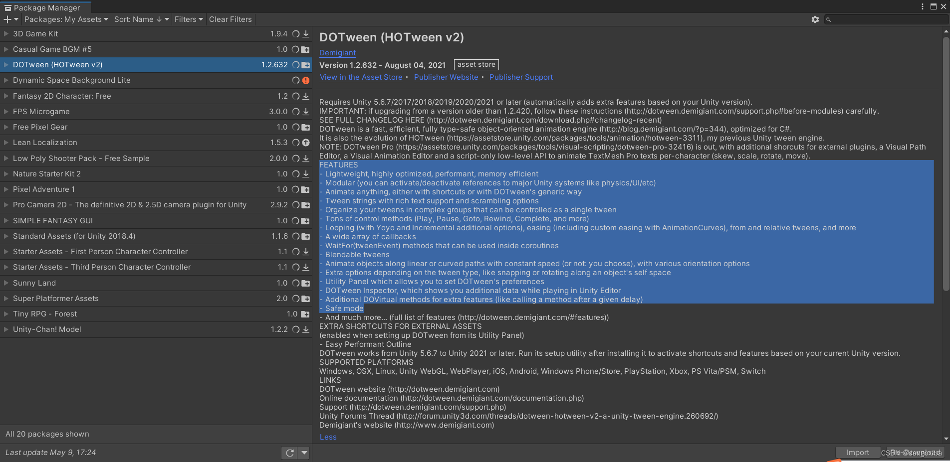 【Unity好插件介绍】介绍DOTween以及其常用函数属性介绍