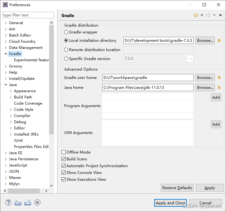 记一次Eclipse中Gradle Build总是找到错误的JDK过程_gradle buildsrc jdk-CSDN博客