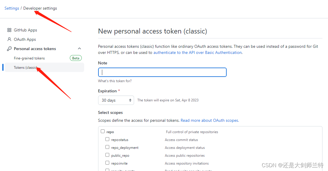 解决Github登录问题： Support for password authentication was removed on August ...