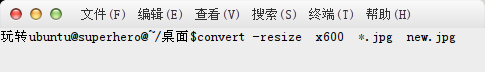 ubuntu14.04批量处理图片命令