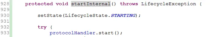 startInternal() 方法