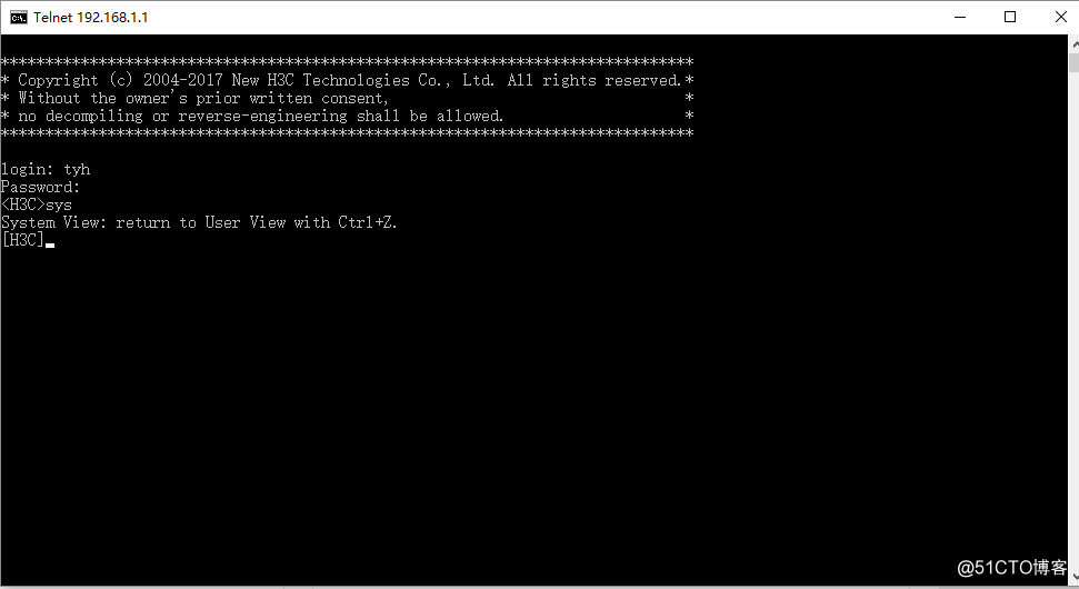 HCL　通过telnet、ssh服务实现远程访问
