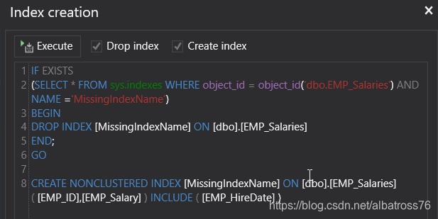 复杂查询调优-创建索引
