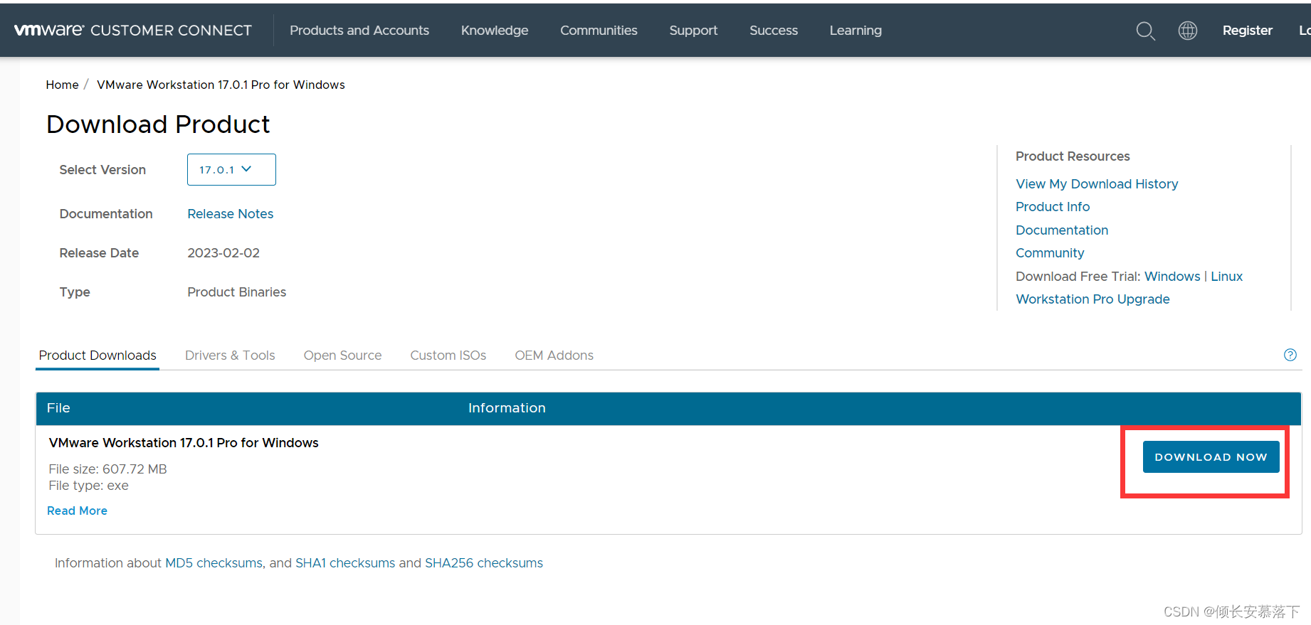 VMware官方下载及安装指南-CSDN博客