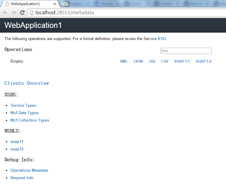 A simple webservice