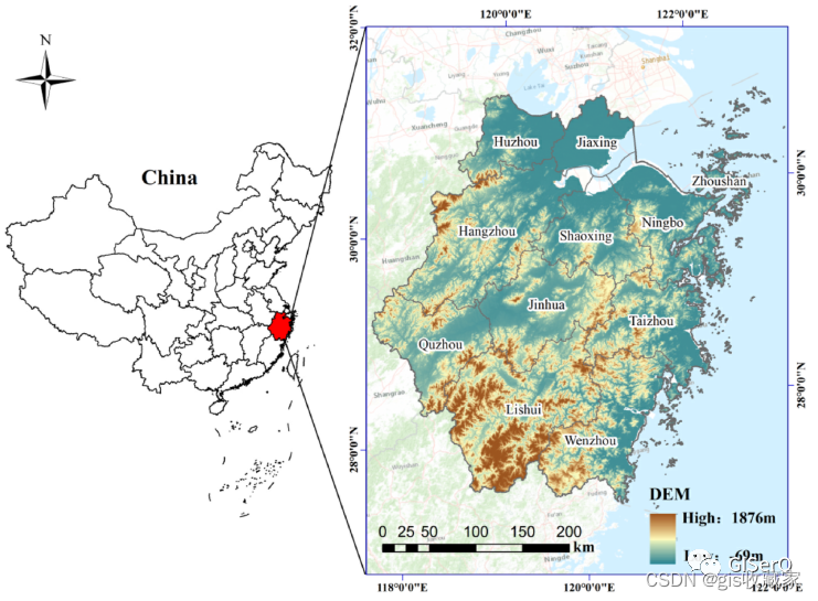 使用ArcGIS制作美观的科研论文插图_gis能做多漂亮的图-CSDN博客