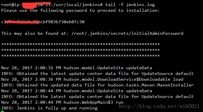 jenkins 日志