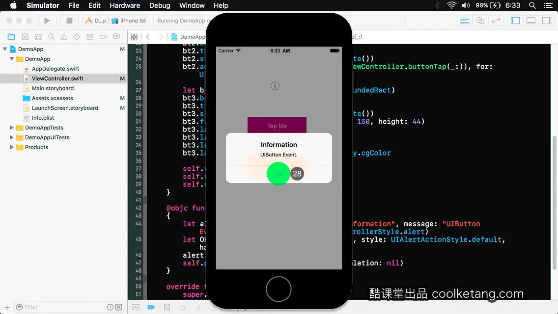 互动教程 for Xcode9 & Swift4-酷课堂