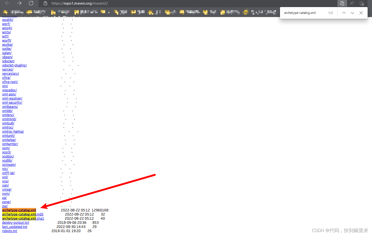 No archetype found in remote catalog. Defaulting to internal catalog 原因