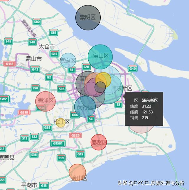 连接gps获取经度纬度_power bi desktop中抓取上海市各区的经纬度制作
