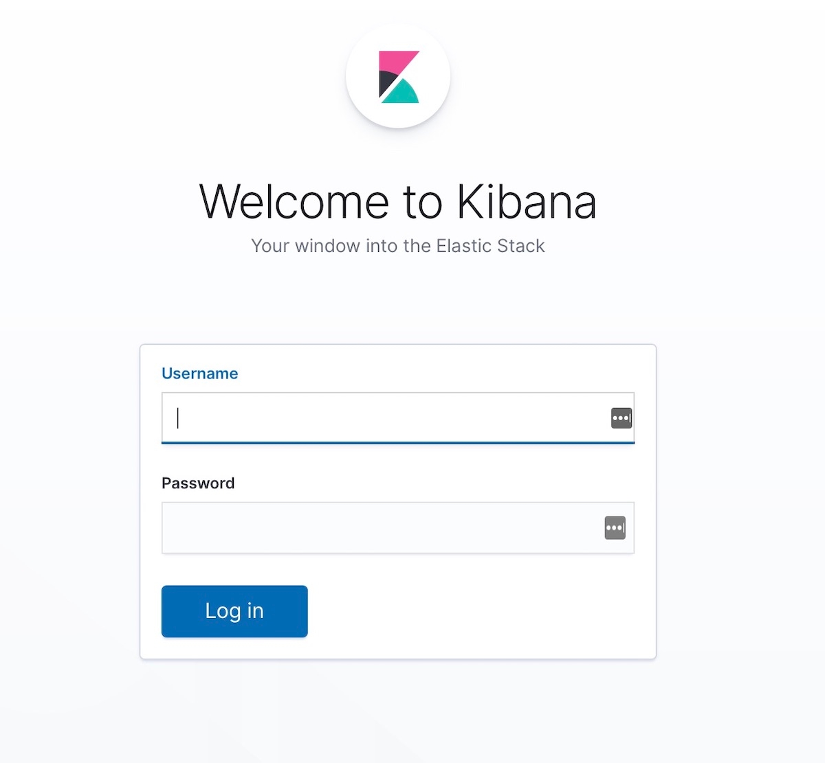 登录 Kibana