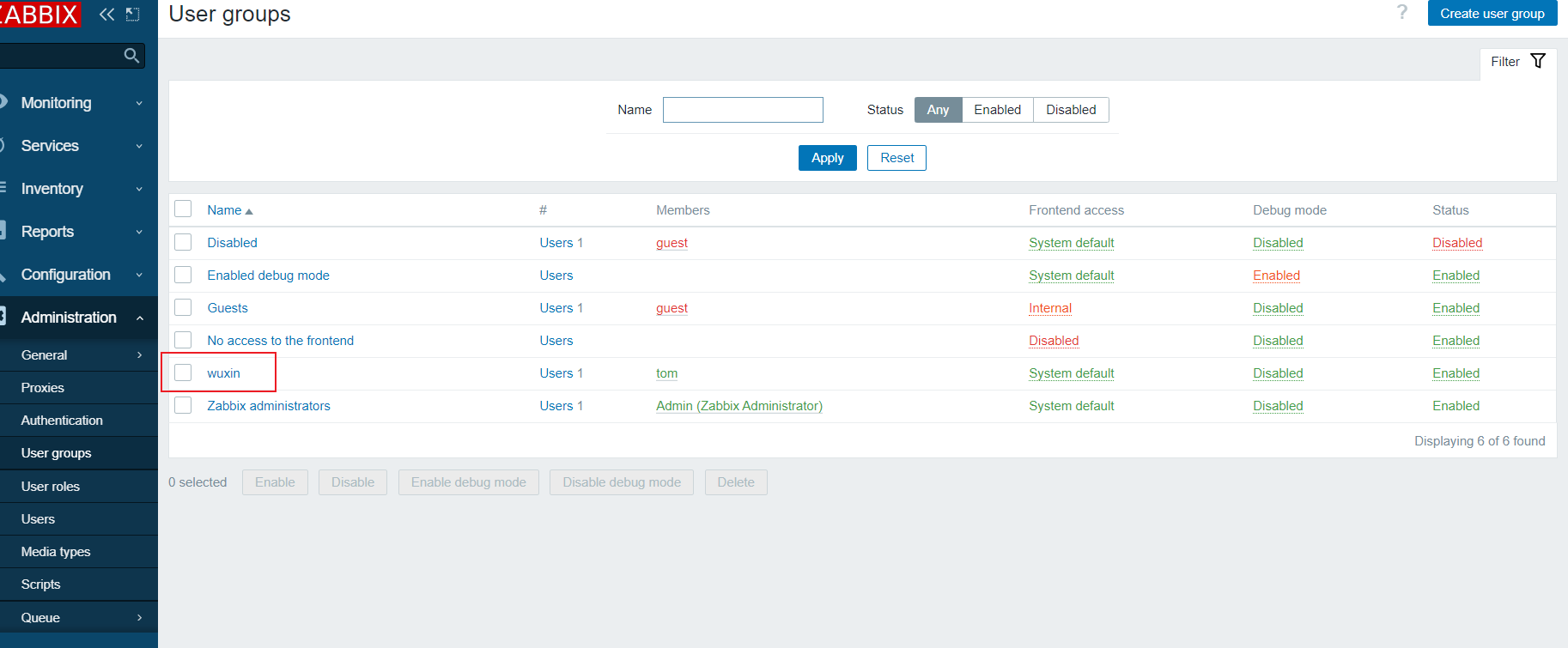 zabbix用户和组以及权限_zabbix 管理员无组群权限-CSDN博客