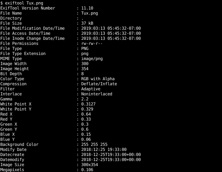 Linux Metadata File ubuntu 安装kali_如何在Linux,Windows,Kali,Ubuntu,Mint和示例中安装和使用exiftool-CSDN博客