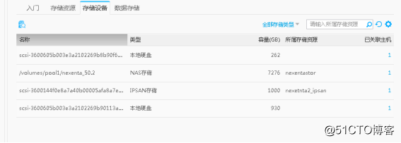 华为fussioncompute上添加nexentastor作为IPSAN