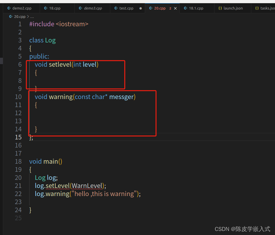 P11 如何写一个C++类 Log日志基础_c++ log类-CSDN博客