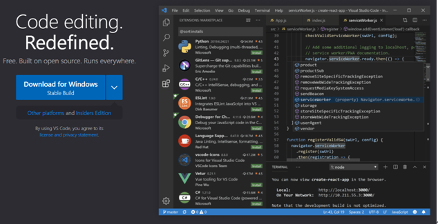 ▲ 图6.1 Vscode代码编辑界面