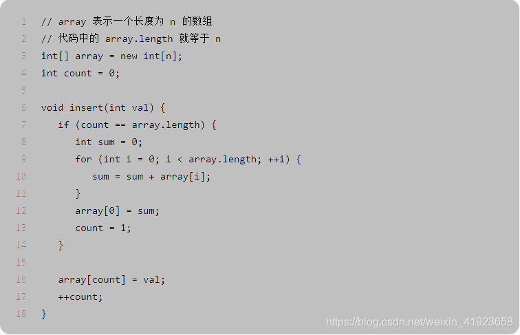 计算机生成了可选文字:a ” 町 表 示 一 个 长 度 为 n 的 组 代 码 中 的 就 等 于 array ． length intC) array = n el 刂 i nt [ n ), 1 n t 00 凵 、 ' oi § insert(int 丷 al 〕 { 1 十 （ 〔 0 凵 nt array.length) { 1 S um for (Int i i < arr 、 ay.length; S 凵 m arr 、 ayCe) C 0 u n t arrayCcount) + + 0 0 LI + array(l), Sum; val•