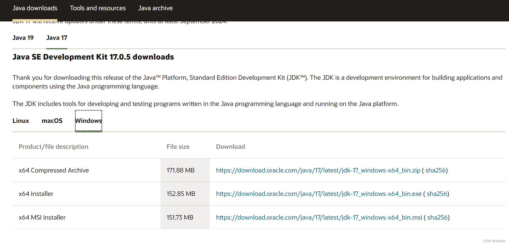 jdk17的下载以及环境变量的配置_jdk17下载-CSDN博客