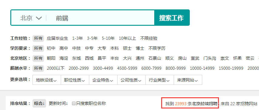 仅以北京为例，4月25日前端开发招聘需求在2万多在这仅以北京为例，4月25日前端开发招聘需求在2万多里插入图片描述