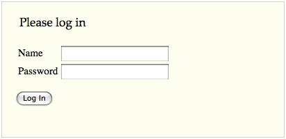 地方信息应用程序的登录组件