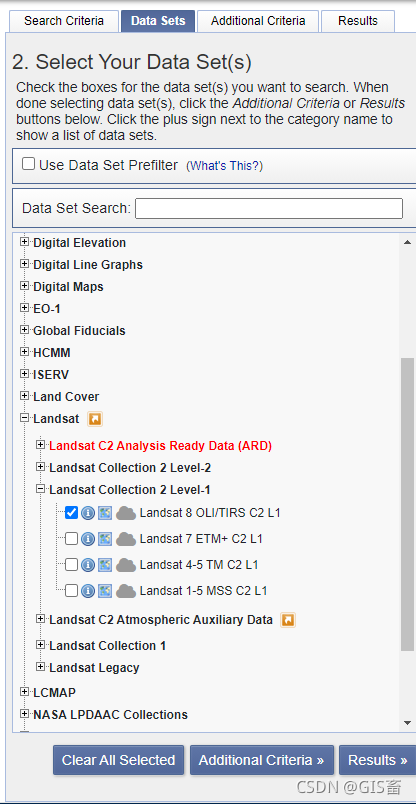 USGS Landsat 8 Collection 2 Level 1数据正确姿势下载_usgs l8数据-CSDN博客