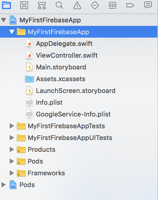 具有GoogleService-Infoplist的Xcode项目