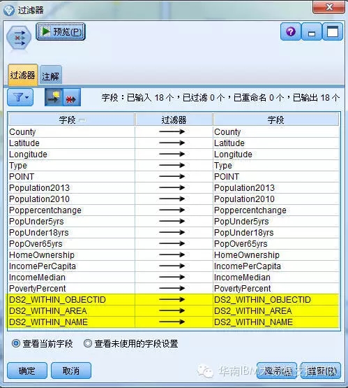 SPSS Modeler空间数据分析