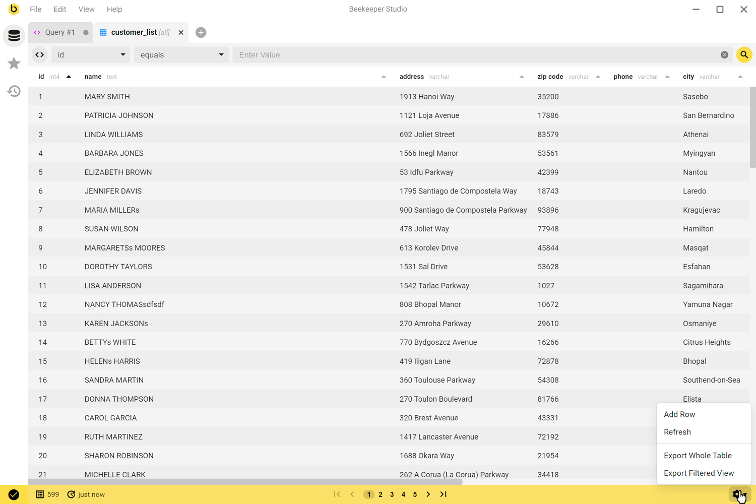开源跨平台SQL编辑器:Beekeeper Studio_快捷键_07
