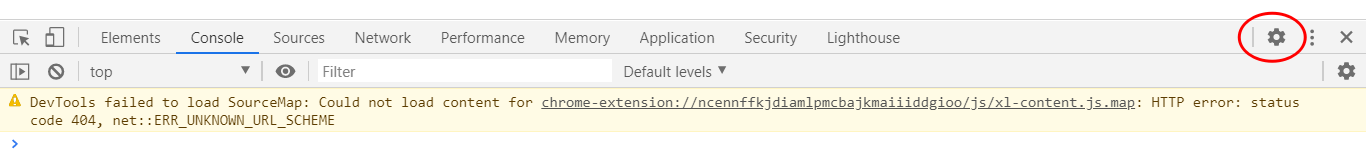 控制台报警：DevTools failed to load SourceMap: Could not load content