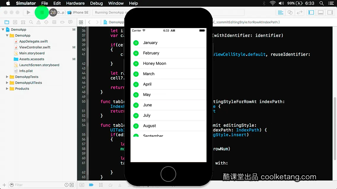 互动教程 for Xcode9 & Swift4-酷课堂