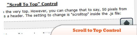 滚动到顶部控件