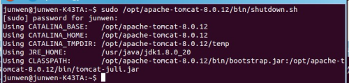 Ubuntu14.04安装和配置Tomcat8.0.12