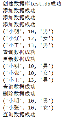 运行结果