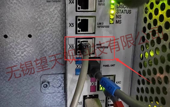 ABB机器人数据采集网口位置