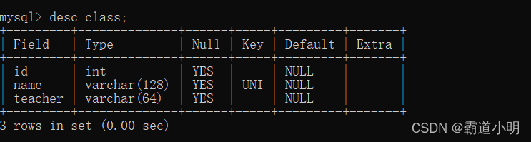 【MySQL】轻松学习 唯一索引