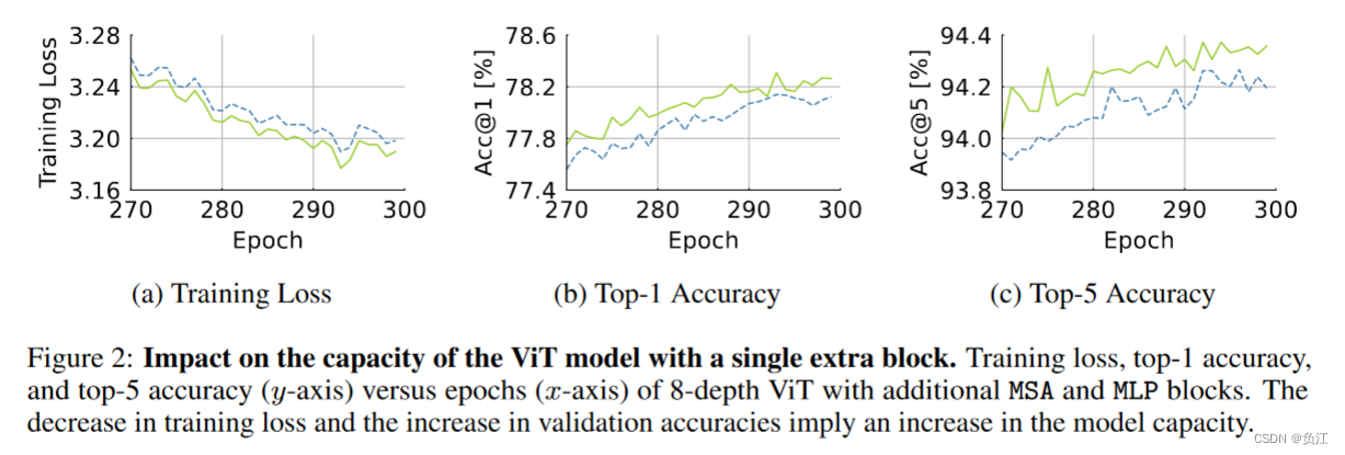 插入MSA和MLP的效果差别