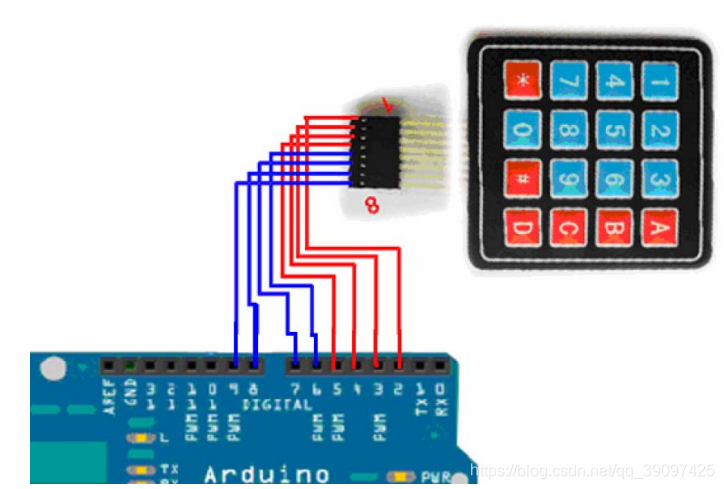 Arduino 4*4按键显示_arduino显示keypad下载什么库-CSDN博客