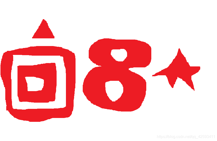 在hsv颜色空间下通过红色阈值分割得到二值化图像