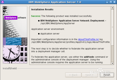 Linux下WebSphere安装