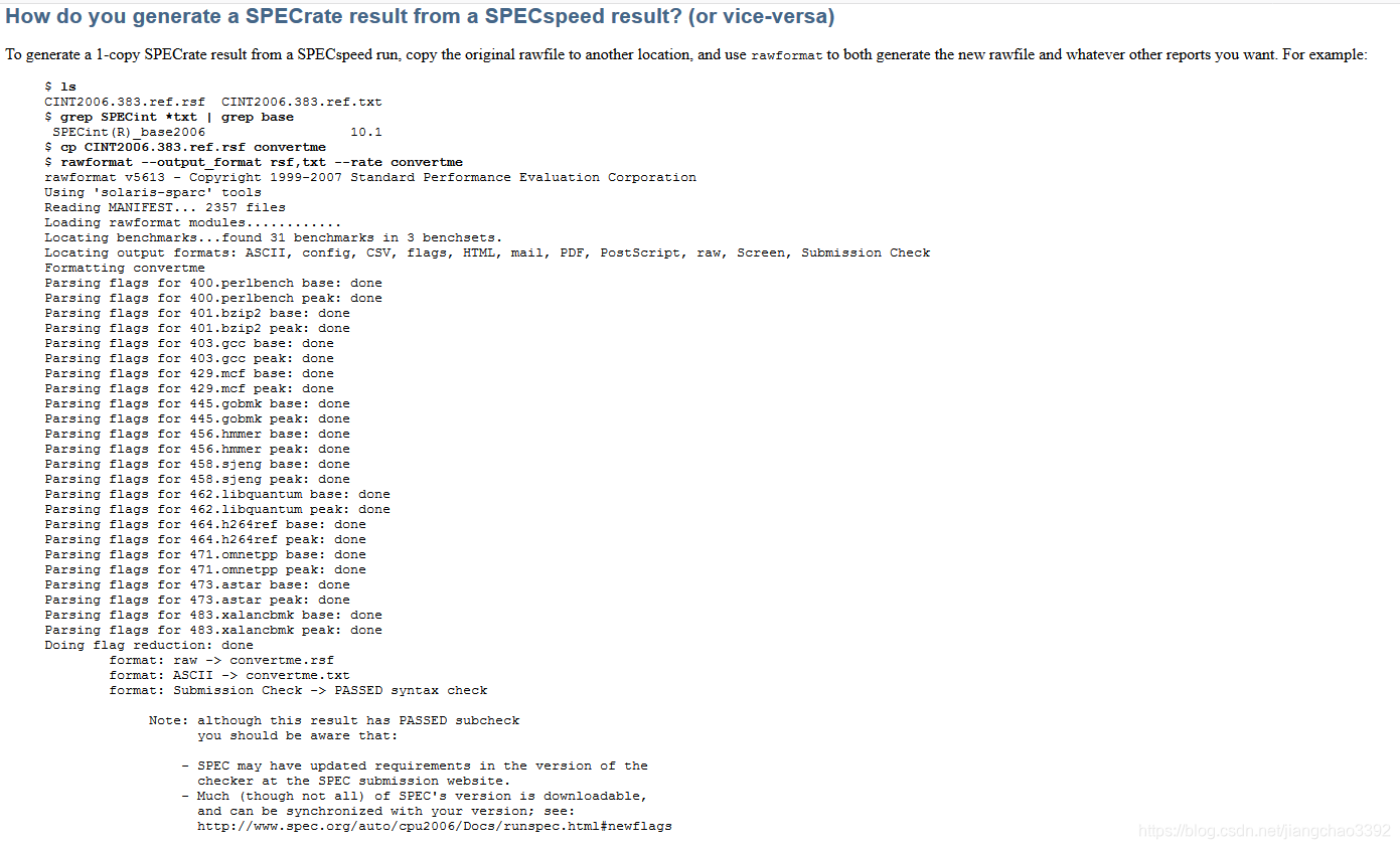 Spec2006 SPECCPU2006详解-CSDN博客