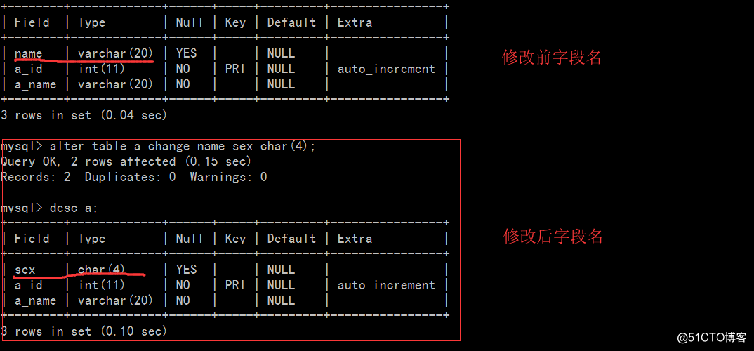 mysql第三天学习笔记总结