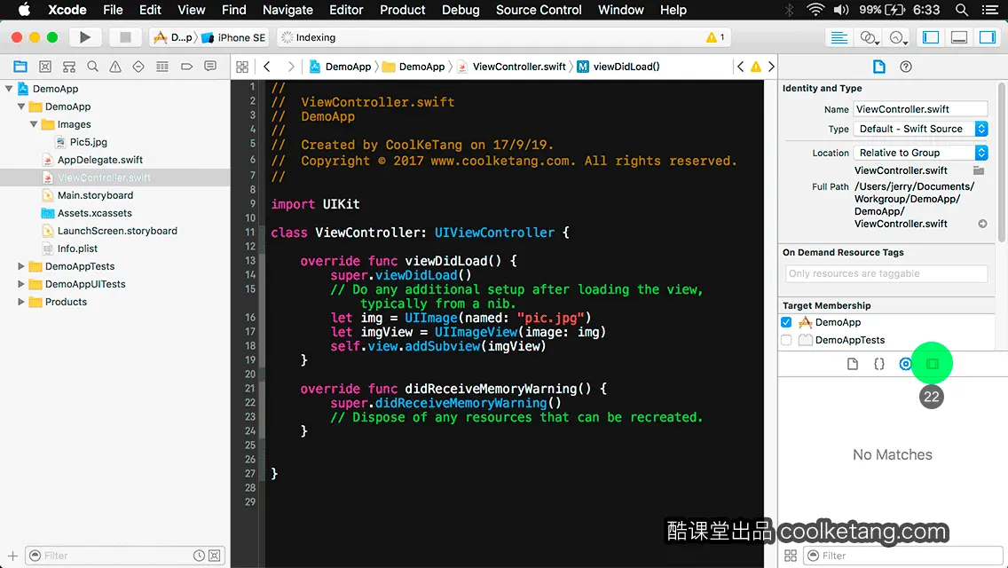 互动教程 for Xcode9 & Swift4-酷课堂