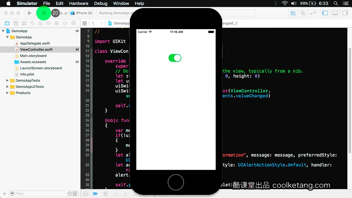 互动教程 for Xcode9 & Swift4-酷课堂