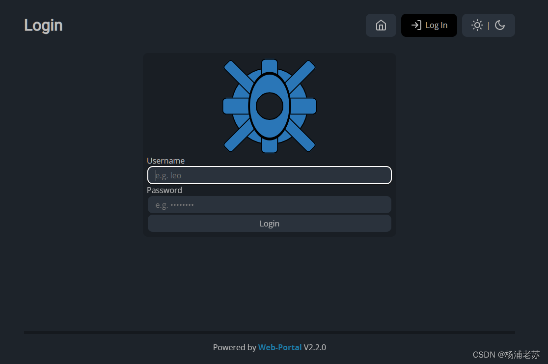 一体化个人门户Web Portal-CSDN博客